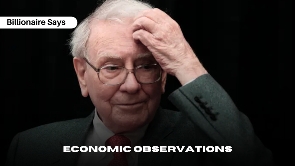 Economic Observations
