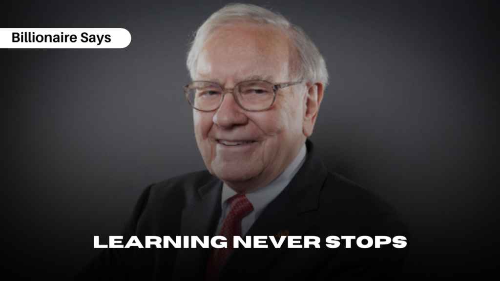 Learning Never Stops