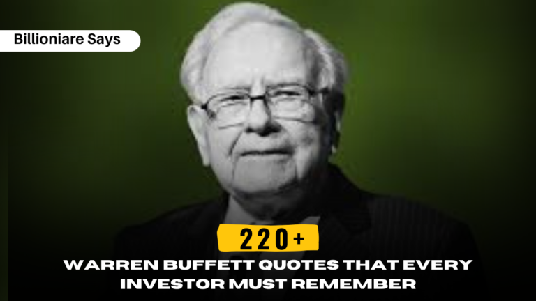 220+ Warren Buffett Quotes That Every Investor Must Remember