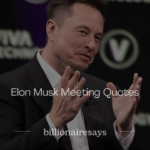 Elon Musk Meeting Quotes