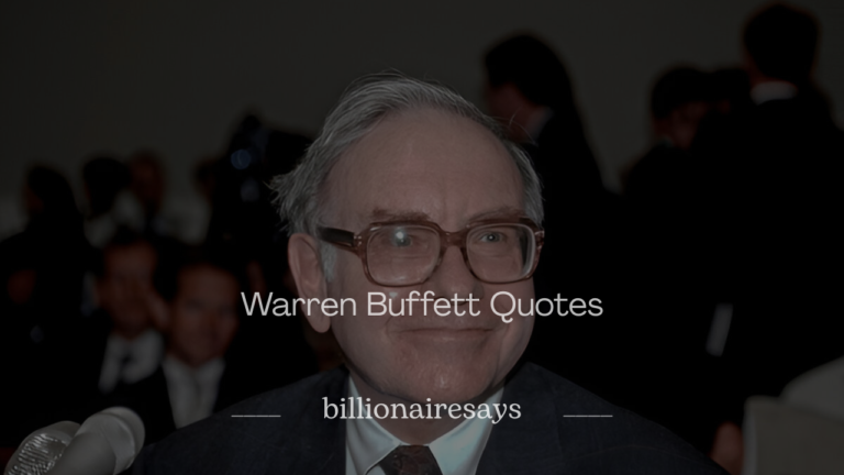Warren Buffett Quotes