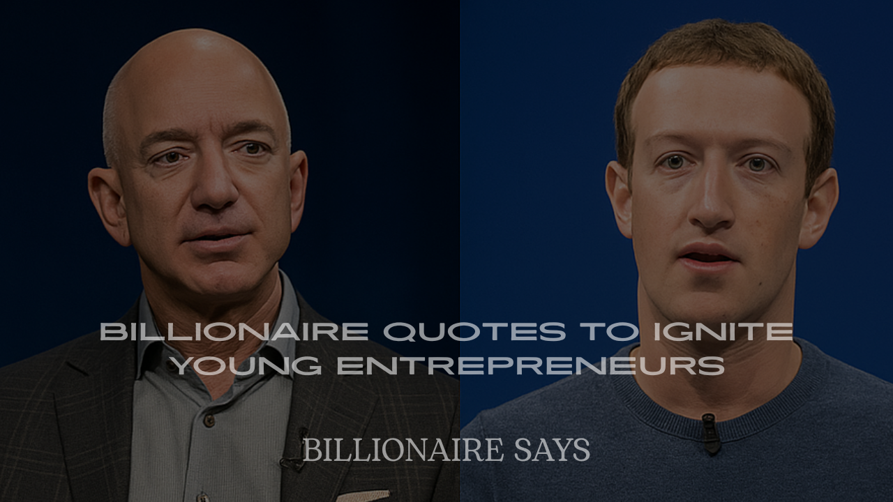 Billionaire Quotes to Ignite Young Entrepreneurs