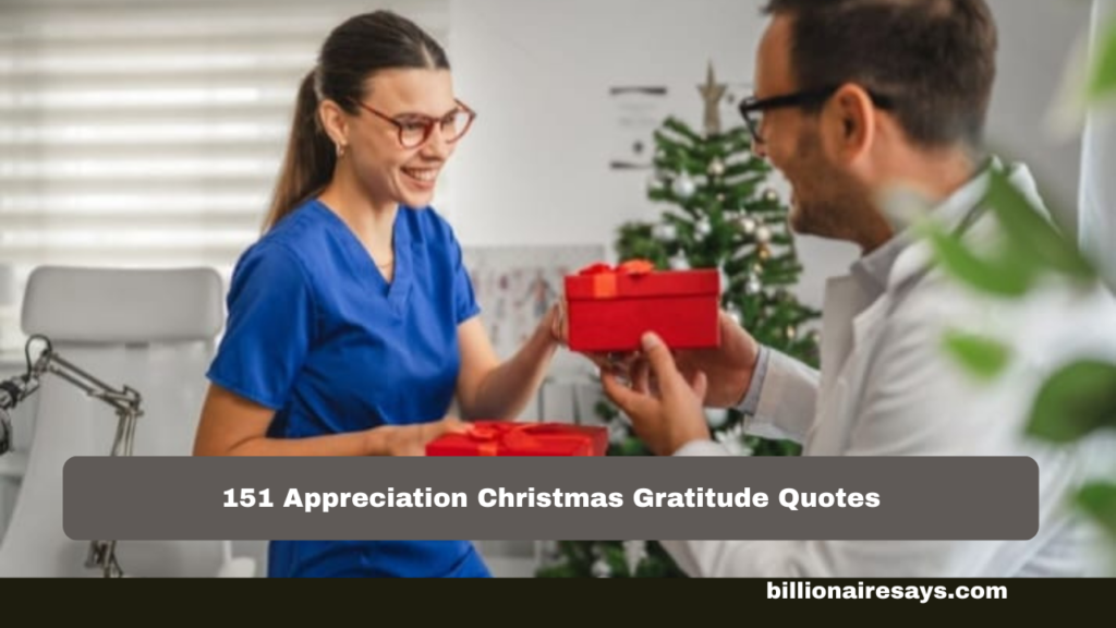 Appreciation Christmas Gratitude Quotes