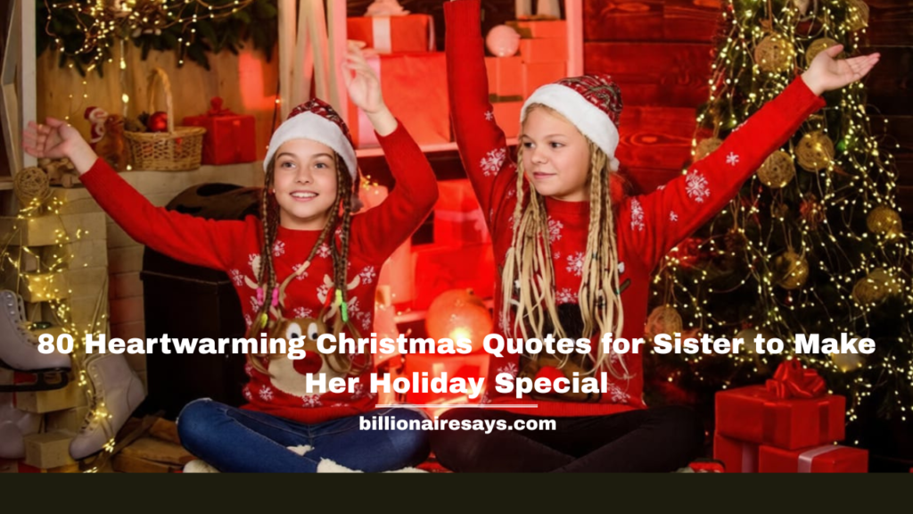 Christmas Quotes for Sister